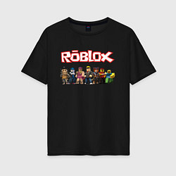 Футболка оверсайз женская ROBLOX, цвет: черный