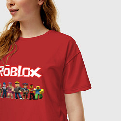 Футболка оверсайз женская ROBLOX, цвет: красный — фото 2