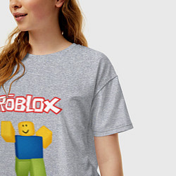 Футболка оверсайз женская ROBLOX, цвет: меланж — фото 2