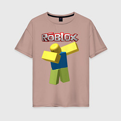 Футболка оверсайз женская Roblox Dab, цвет: пыльно-розовый