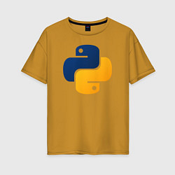 Женская футболка оверсайз Python