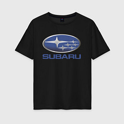 Женская футболка оверсайз SUBARU