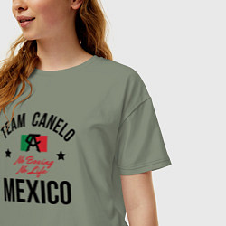 Футболка оверсайз женская Team Canelo, цвет: авокадо — фото 2