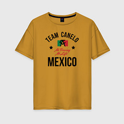 Женская футболка оверсайз Team Canelo