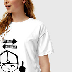 Футболка оверсайз женская LIMP BIZKIT, цвет: белый — фото 2