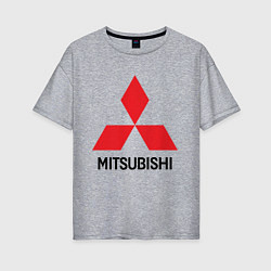 Женская футболка оверсайз MITSUBISHI