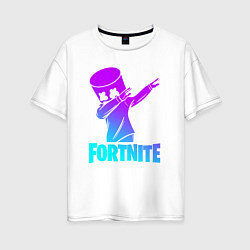 Футболка оверсайз женская FORTNITE X MARSHMELLO, цвет: белый