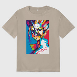 Женская футболка оверсайз EMC2 Аниме Доктор Стоун