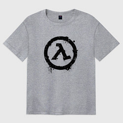 Женская футболка оверсайз HALF-LIFE