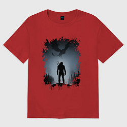 Женская футболка оверсайз ВЕДЬМАК