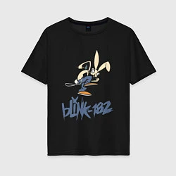 Женская футболка оверсайз BLINK-182