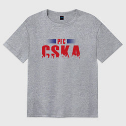 Женская футболка оверсайз ЦСКА Москва