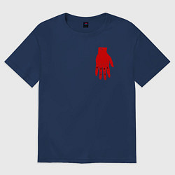 Футболка оверсайз женская RSAC 30, цвет: тёмно-синий