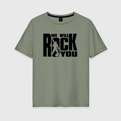 Женская футболка оверсайз QUEEN