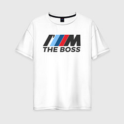 Женская футболка оверсайз BMW THE BOSS