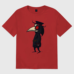 Женская футболка оверсайз ЧУМНОЙ ДОКТОР