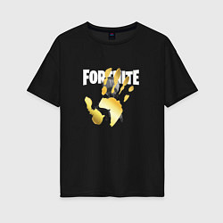 Футболка оверсайз женская Fortnite, цвет: черный