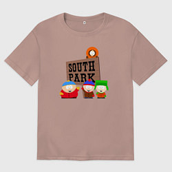 Женская футболка оверсайз South Park