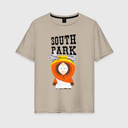Женская футболка оверсайз South Park Кенни