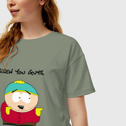 Футболка оверсайз женская ЮЖНЫЙ ПАРК, цвет: авокадо — фото 2