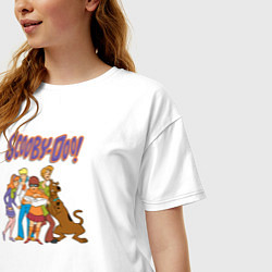 Футболка оверсайз женская Scooby-Doo, цвет: белый — фото 2