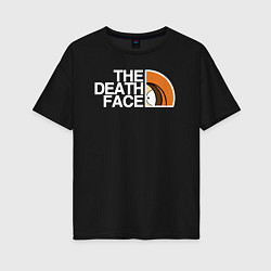 Женская футболка оверсайз The death face