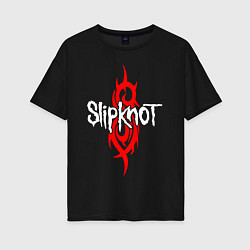 Женская футболка оверсайз SLIPKNOT