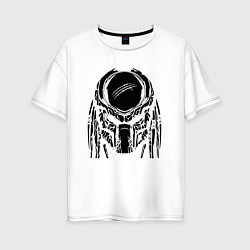 Футболка оверсайз женская PREDATOR, цвет: белый