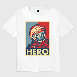 Женская футболка оверсайз ЮРИЙ ГАГАРИН