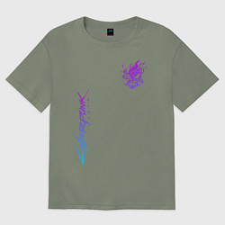 Женская футболка оверсайз CYBERPUNK 2077