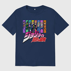 Женская футболка оверсайз JOJOS BIZARRE ADVENTURE