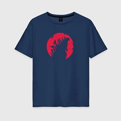 Женская футболка оверсайз Godzilla
