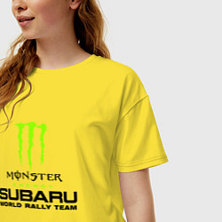 Футболка оверсайз женская MONSTER ENERGY Z, цвет: желтый — фото 2