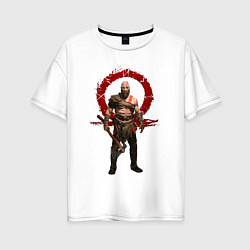 Женская футболка оверсайз GOD OF WAR