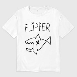 Женская футболка оверсайз Nirvana Flipper