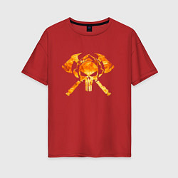 Женская футболка оверсайз Пожарный Z