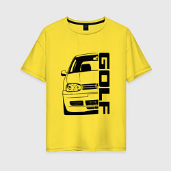 Женская футболка оверсайз Volkswagen Golf Z