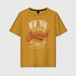 Женская футболка оверсайз Городские легенды Нью-Йорка