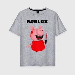Женская футболка оверсайз ROBLOX: PIGGI