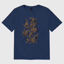 Футболка оверсайз женская HAKUNA MATATA, цвет: тёмно-синий