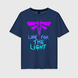 Женская футболка оверсайз ЦИКАДЫ LOOK FOR THE LIGHT