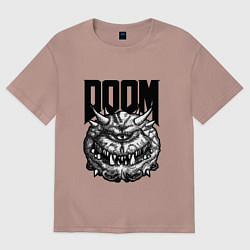 Женская футболка оверсайз КАКОДЕМОН DOOM Z