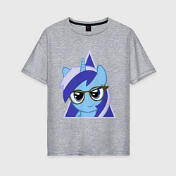 Футболка оверсайз женская Trixie hipster, цвет: меланж