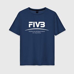 Женская футболка оверсайз FIVB ВОЛЕЙБОЛ