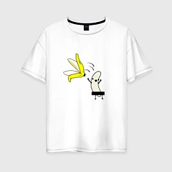Женская футболка оверсайз Зрелый Банан