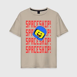 Женская футболка оверсайз Spaceship