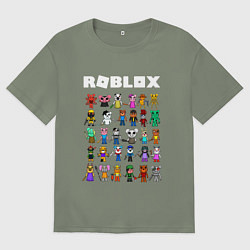 Женская футболка оверсайз ROBLOX PIGGY
