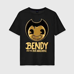 Женская футболка оверсайз Bendy And The Ink Machine