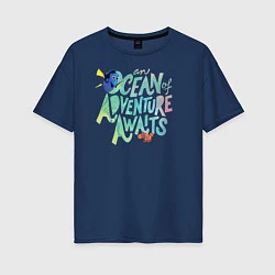 Женская футболка оверсайз Ocean Adventuure Awaits
