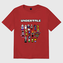 Женская футболка оверсайз UNDERTALE